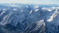 Flug über die Steyr im Winter